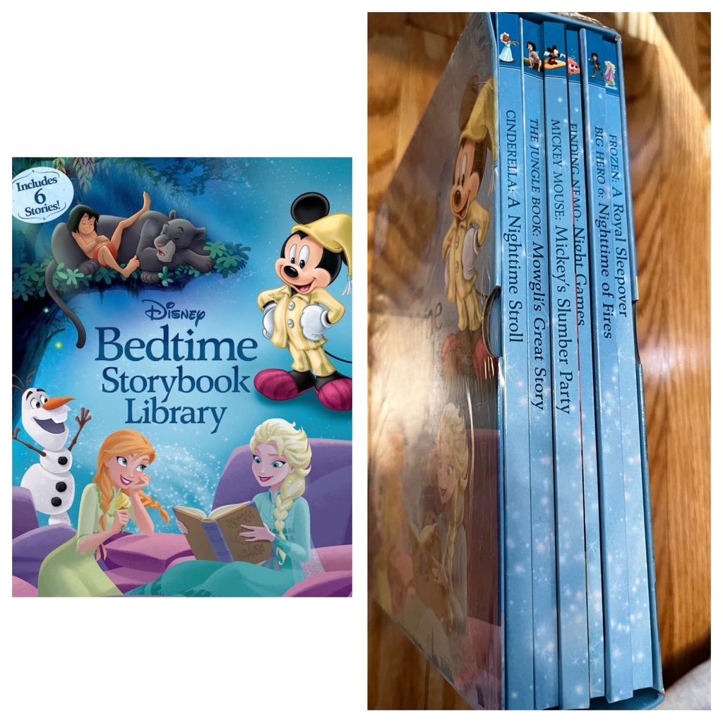 Disney Bedtime Storybook Library 6 Book Bundle  Brand New